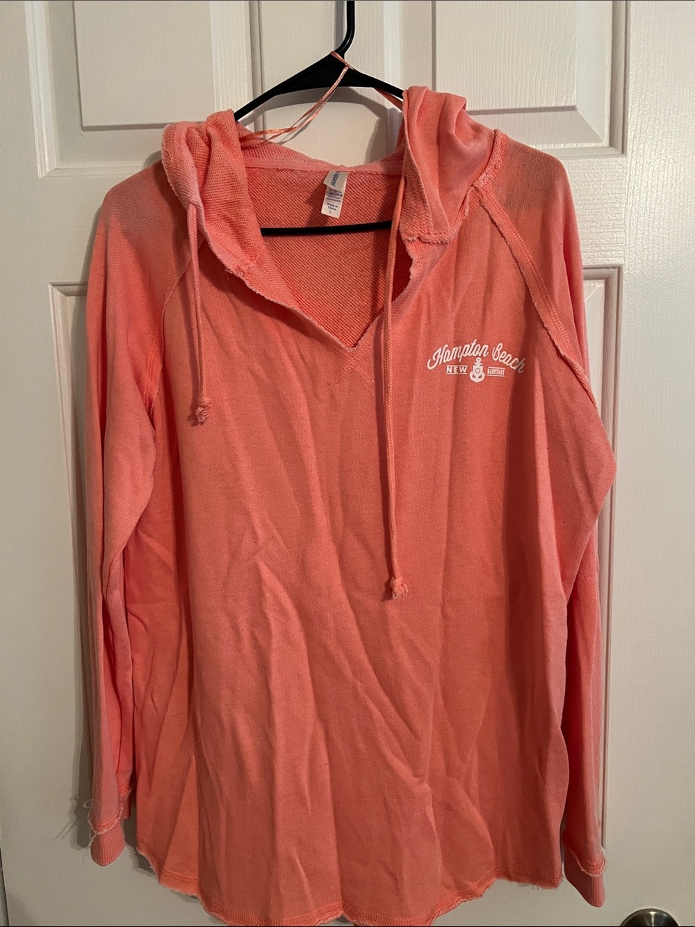 US Apparel Coral Knit Pullover Hoodie